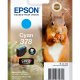 Epson Squirrel Singlepack Cyan 378 Claria Photo HD Ink 2