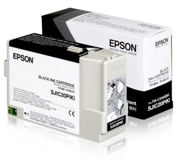 Epson SJIC20P(K) - Ink cartridge for TM-C3400BK (Nero)