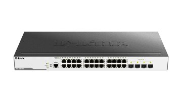 D-Link DGS-3000-28X switch di rete Gestito L2 Gigabit Ethernet (10/100/1000) 1U Nero