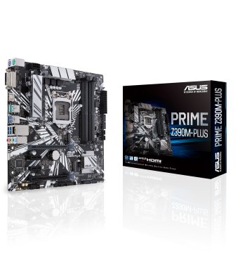 ASUS PRIME Z390M-PLUS Intel Z390 LGA 1151 (Socket H4) micro ATX