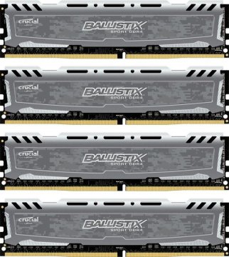 Ballistix 16GB DDR4 memoria 4 x 4 GB 2400 MHz