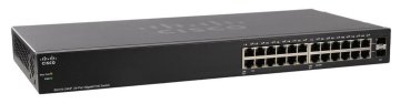 Cisco Small Business SG110-24HP Non gestito L2 Gigabit Ethernet (10/100/1000) Supporto Power over Ethernet (PoE) 1U Nero