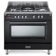 De’Longhi MEM 965 NX cucina Cucina freestanding Elettrico Gas Nero, Stainless steel A 2