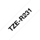 Brother TZE-R231 nastro per etichettatrice Nero su bianco 2