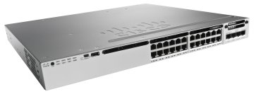 Cisco Catalyst WS-C3850-24T-S switch di rete Gestito L3 Gigabit Ethernet (10/100/1000) Nero, Grigio