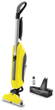 Kärcher FC 5 Cordless Aspirapolvere a bastone Batteria Secco e bagnato Senza sacchetto Nero, Argento, Giallo