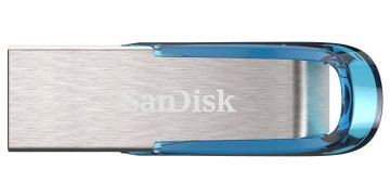 SanDisk Ultra Flair unità flash USB 32 GB USB tipo A 3.2 Gen 1 (3.1 Gen 1) Blu, Argento