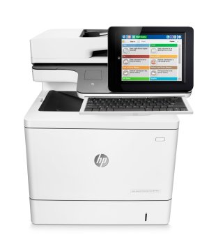 HP Color LaserJet Enterprise Flow Stampante multifunzione M577c, Colore, Stampante per Aziendale, Stampa, copia, scansione, fax, ADF da 100 fogli, Porta USB frontale, Scansione verso e-mail/PDF, Stamp