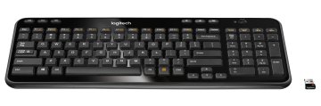 Logitech Wireless Keyboard K360 tastiera Universale RF Wireless QWERTY Inglese Nero