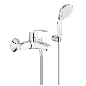 GROHE Eurosmart sistema di doccia 1 testina/e Cromo