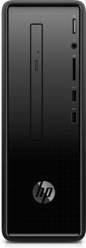 HP Slimline 290-p0002nl Intel® Core™ i3 i3-8100 4 GB DDR4-SDRAM 1 TB HDD Windows 10 Home Desktop PC Nero