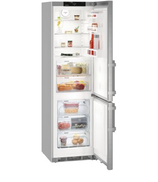 Liebherr CBef 4815 Comfort frigorifero con congelatore Libera installazione 357 L Stainless steel