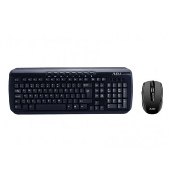 Adj KW118 tastiera Mouse incluso Universale RF Wireless QWERTY Italiano Nero