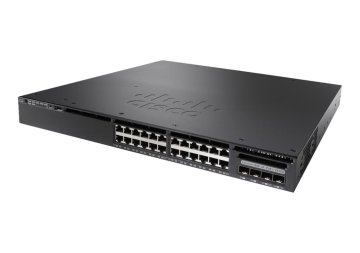 Cisco Catalyst WS-C3650-24PD-S switch di rete Gestito L3 Gigabit Ethernet (10/100/1000) Supporto Power over Ethernet (PoE) 1U Nero