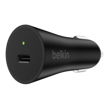 Belkin F7U071BTBLK Caricabatterie per dispositivi mobili Smartphone, Tablet Nero Accendisigari Auto