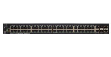Cisco SG550X-48MP Gestito L3 Gigabit Ethernet (10/100/1000) Supporto Power over Ethernet (PoE) 1U Nero, Grigio