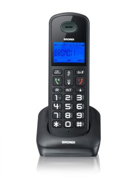 Brondi Bravo Style Telefono DECT Identificatore di chiamata Nero