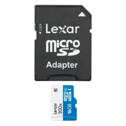 Lexar LSDMI16GBBEU300A memoria flash 16 GB MicroSDHC UHS-I Classe 10