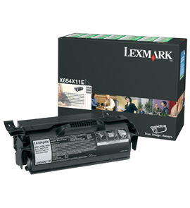Lexmark X654X11E cartuccia toner Originale Nero