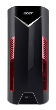 Acer NITRO 50 N50-600 Intel® Core™ i5 i5-8400 16 GB DDR4-SDRAM 1,26 TB HDD+SSD NVIDIA® GeForce® GTX 1060 Windows 10 Home Desktop PC Nero, Rosso