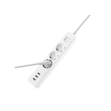 Xiaomi Mi Power Strip prolunghe e multiple 1,4 m 3 presa(e) AC Interno Bianco