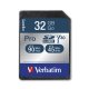 Verbatim Pro 32 GB SDHC UHS Classe 10 2