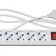 Link Accessori LKMP05 prolunghe e multiple 1,5 m 5 presa(e) AC Interno Bianco 2