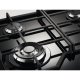 Electrolux EGM6343YAK piano cottura Nero Da incasso Gas 4 Fornello(i) 8