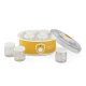 Ariete 617 Yogurella - Yogurtiera Elettrica - 7 vasetti in vetro - 1,3kg di yogurt fatto in casa - 20 Watt - Bianco e Giallo 5