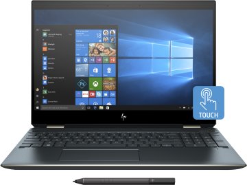 HP Spectre x360 15-df0003nl Intel® Core™ i7 i7-8565U Ibrido (2 in 1) 39,6 cm (15.6") Touch screen 4K Ultra HD 16 GB DDR4-SDRAM 1 TB SSD NVIDIA® GeForce® MX150 Wi-Fi 5 (802.11ac) Windows 10 Home Blu