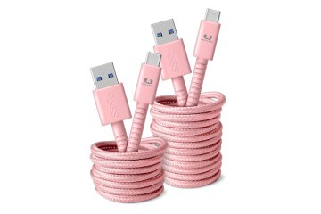 Fresh 'n Rebel Fabriq cavo USB USB 3.2 Gen 1 (3.1 Gen 1) 3 m USB A USB C Rosa