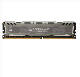 Ballistix Sport LT 8GB DDR4-2666 memoria 1 x 8 GB 2666 MHz