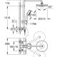 GROHE Tempesta Cosmopolitan System 210 sistema di doccia Cromo 3