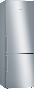 Bosch Serie 4 KGE49KL4P frigorifero con congelatore Libera installazione 413 L Acciaio inossidabile