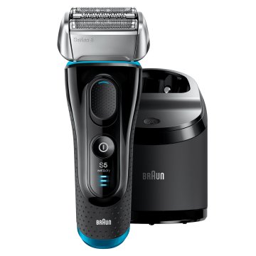 Braun Series 5 5190cc Rasoio Elettrico Barba A Lamina Wet&Dry Con Sistema Clean&Charge