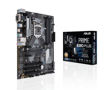 ASUS Prime B360-Plus/CSM Intel® B360 LGA 1151 (Socket H4) ATX