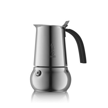 Bialetti Kitty Moka Nero, Acciaio inox