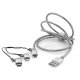 Verbatim 48870 cavo USB 1 m USB A Micro-USB B Alluminio, Grigio 9