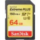 SanDisk Extreme PLUS 64 GB SDXC UHS-I Classe 3 2