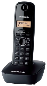 Panasonic KX-TG1611 Telefono DECT Identificatore di chiamata Nero