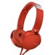 Sony MDR-XB550AP Auricolare Cablato A Padiglione Musica e Chiamate Rosso 2
