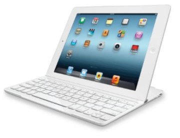 Logitech Ultrathin Keyboard Cover QZERTY Italiano Bluetooth Bianco