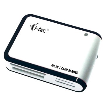 i-tec USBALL3 lettore di schede USB 2.0 Nero, Bianco