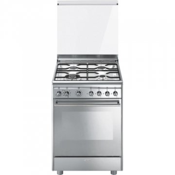 Smeg CX68MDS8 cucina Elettrico Gas Acciaio inox A