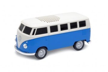 Redline Volkswagen T1 Bus Altoparlante portatile stereo Nero, Blu, Bianco 3 W