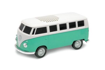 Redline Volkswagen T1 Bus Altoparlante portatile stereo Nero, Verde, Bianco 3 W