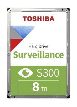 Toshiba S300 Surveillance disco rigido interno 8 TB 7200 Giri/min 256 MB 3.5" Serial ATA III