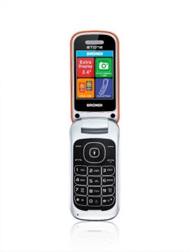Brondi Stone 6,1 cm (2.4") 86 g Arancione Telefono cellulare basico