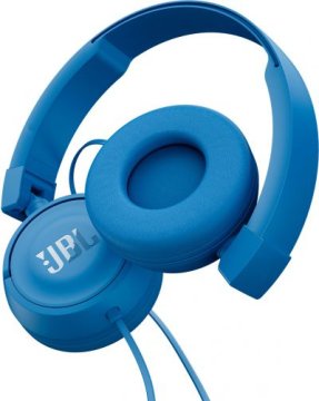 JBL T450 Auricolare Cablato A Padiglione Musica e Chiamate Blu