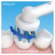 Oral-B Vitality 100 Spazzolino Elettrico Blu Braun 4